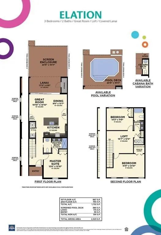 Charming 3Bd Pool Th Enclaves At Festival-350Cd-Ne Townhouse Villa Davenport United States